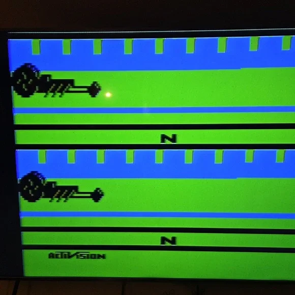 VTG Activision Dragster Atari 2600 Video Game Cartridge AG-011 David Crane Wrks‎