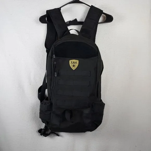 TBG Tactical Baby Gear Black Nylon Backpack Diaper Bag MOLLE System