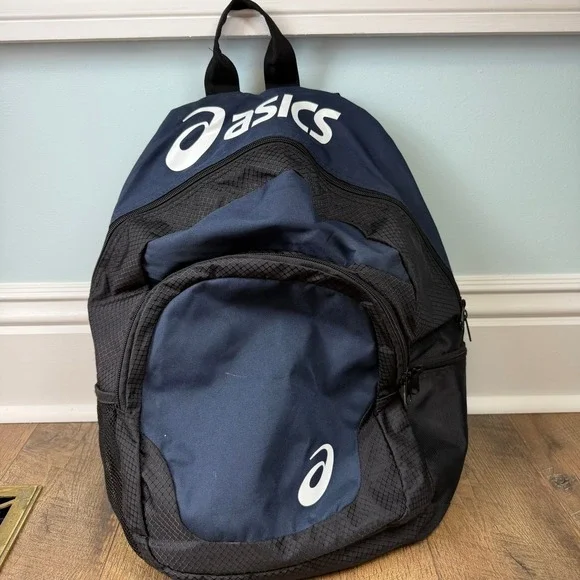 Asics Backpack Unisex One Size Navy Black