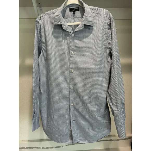 Banana Republic Slim Fit Dress Shirt‎ Size Large Blue