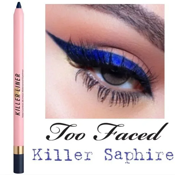 Too Faced WATERPROOF Gel eye liner in Killer Saphire (Dark Navy Blue)
