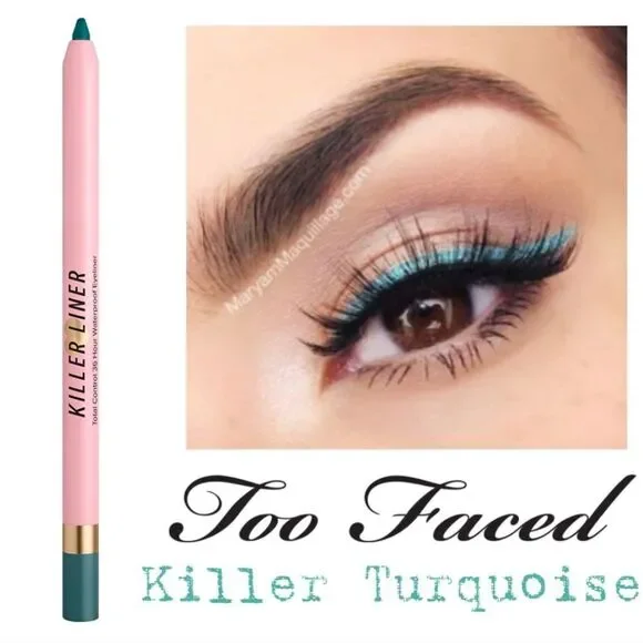 Too Faced Waterproof Killer Turquoise Gel Eye Liner