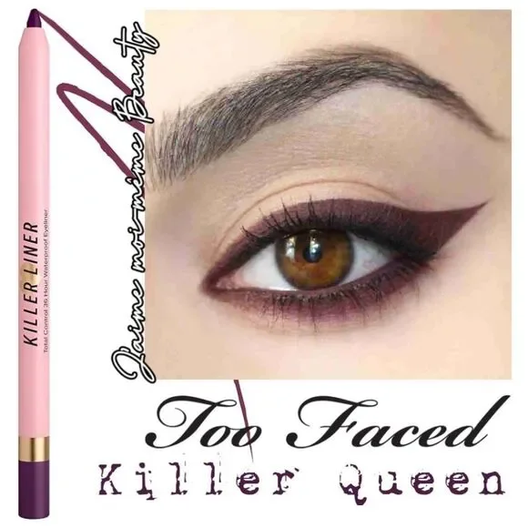 Too Faced WATERPROOF Killer Queen Gel Eye liner (Deep Purple Plum )