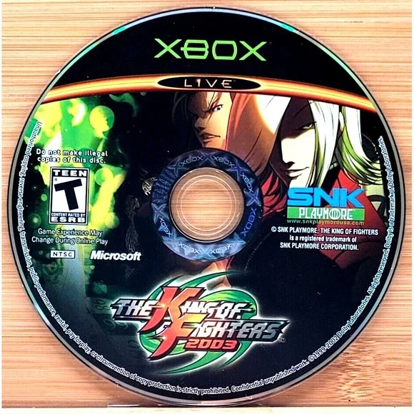 THE KING OF FIGHTERS‎ 2003 GAME DISC ONLY XBOX OG