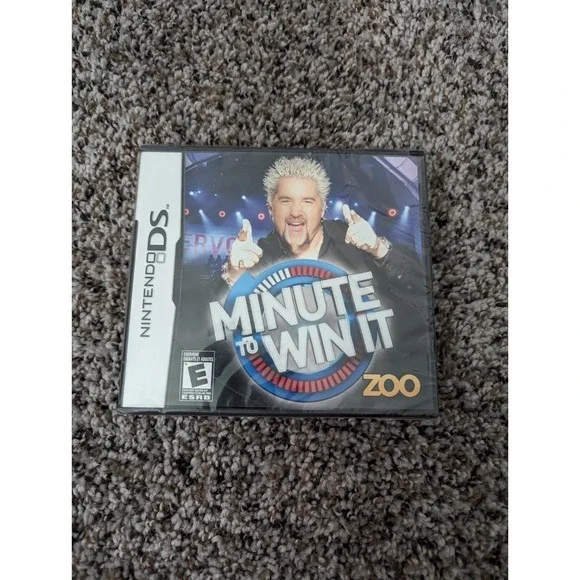 Minute to Win It Nintendo DS 2010 Factory Sealed Guy‎ Fieri Videogame NEW