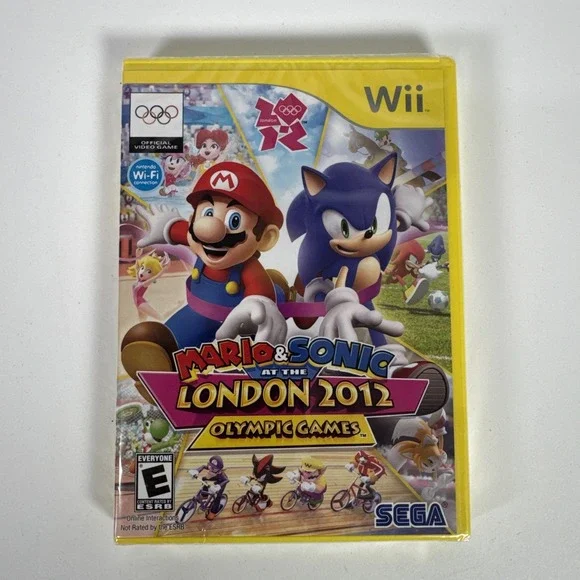Mario & Sonic at the London 2012 Olympic Games (Nintendo‎ Wii) NEW/SEALED