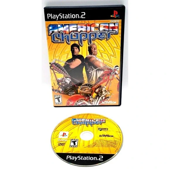 AMERICAN CHOPPER GAME & CASE PS2 GAME PLAYSTATION‎ 2 ACTIVISION GAMES