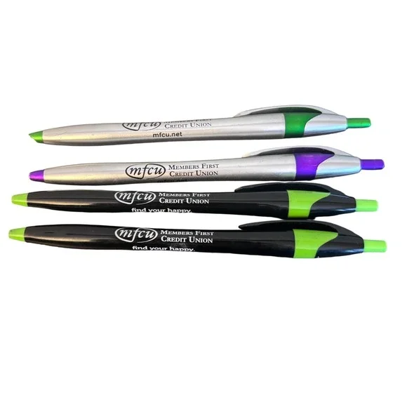 Members First Credit Union‎ | MFCU Pens | Set of 4 | Promotional | Two Working