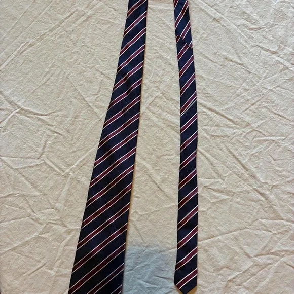 Banana Republic Navy Striped Tie