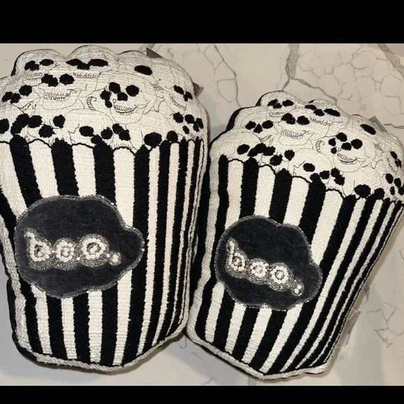 Admaira Home Skeleton Popcorn Boo Accent Pillows