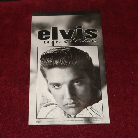 Vintage Elvis Up Close Note Pad