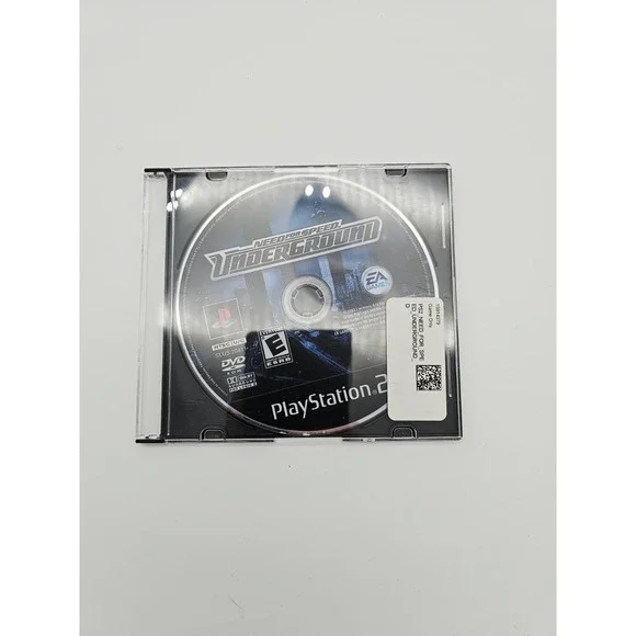 Need for Speed Underground PS2 PlayStation 2 Pristine Disc Only Black Label