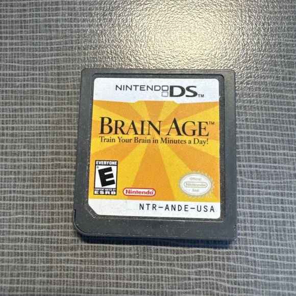 Brain Age: Train Your Brain in Minutes a Day (Nintendo DS, 2006) - CART ONLY