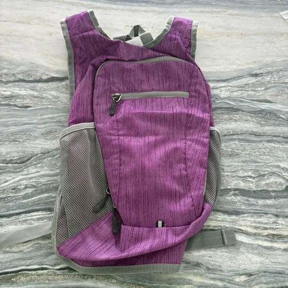 G4Free Unisex Purple Lightweight Packable Outdoor Hiking Daypack Backpack 10L