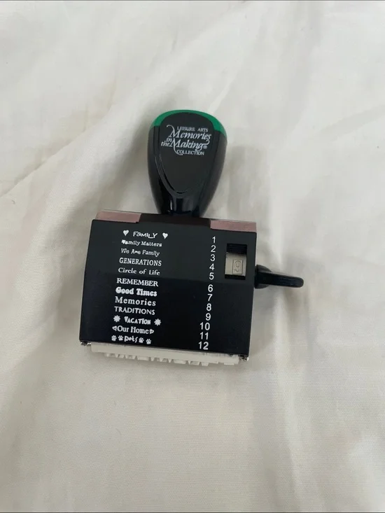 Leisure arts making memories rotating stamp