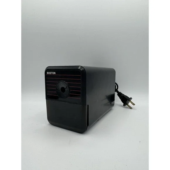 Boston Model 18 296A Black Electric Pencil Sharpener Made in USA Vintage TESTED