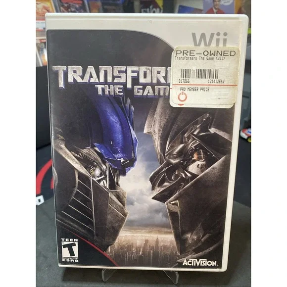 Transformers The Game Wii Video Game Multiplayer CIB