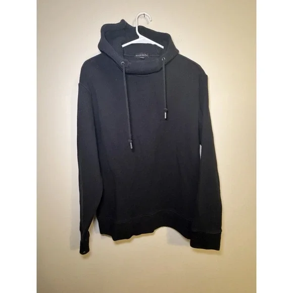 Banana Republic Hoodie Black Sweater Men Size‎ Medium