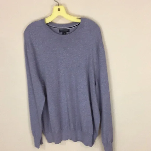 Banana Republic Gray Cotton Cashmere Sweater Size XL