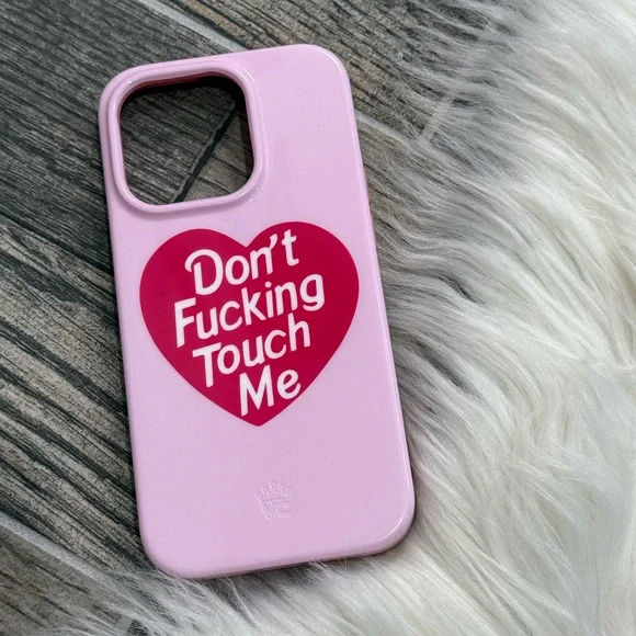 Velvet Caviar Don’t F Touch Me Case for Apple iPhone 14 Pro