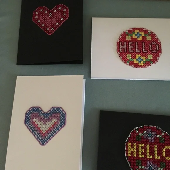 NEW six 5-by-3.5 inches handmade cards