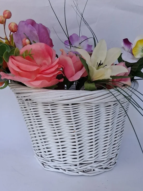 Wicker Bike Basket