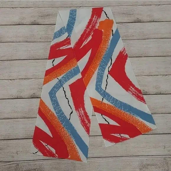 Vintage Avon Color‎ Splash Rectangle Scarf