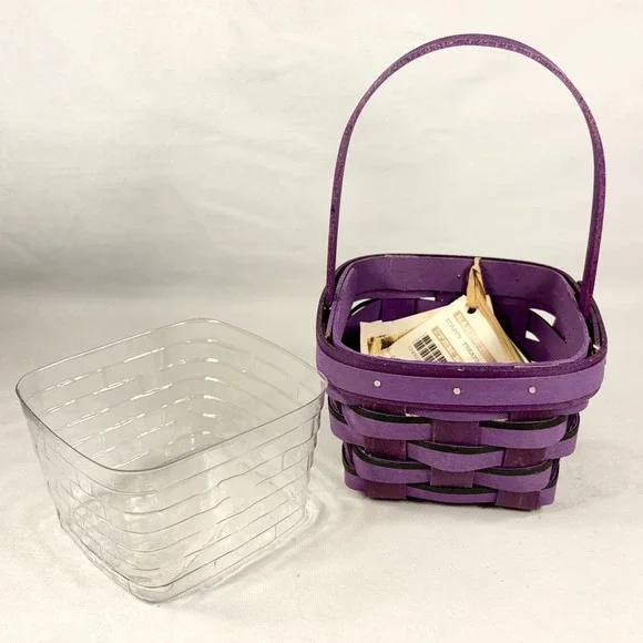 Longaberger 2014‎ Scardy Treats Purple Basket Halloween New w/ Tags Scaredy