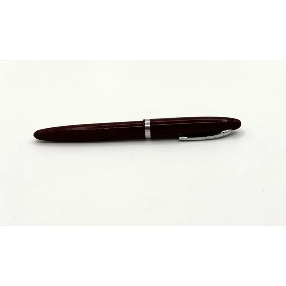 Vintage Sheaffer's Lever Fill‎ Fountain Pen Burgundy Fort Madison USA Untested