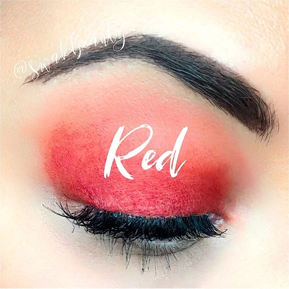 ShadowSense Red NEW Matte Vibrant Cream to Powder Long-Lasting Eyeshadow Vegan