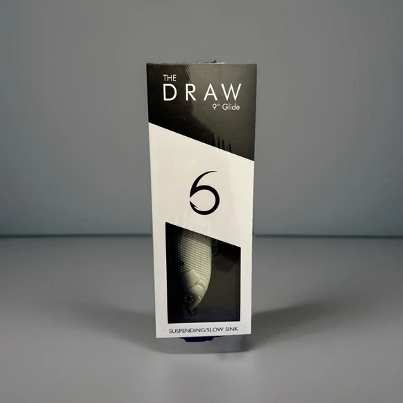 NEW 6th Sense Draw 9 in Glide Suspended Slow Sink Ghost Glide Fishing Supplies