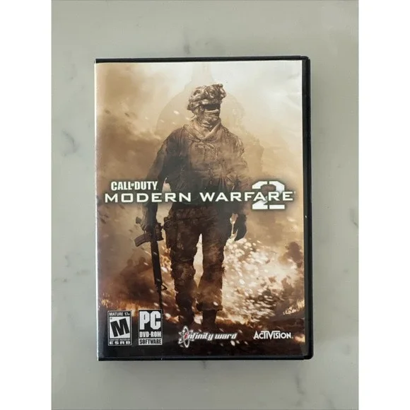 Call of Duty Modern Warfare‎ 2 PC DVD-ROM 2 Discs & Manual CIB