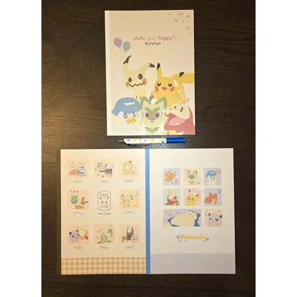 From my trip to Japan: Pokemon Pen and Lot‎ of 3 Notebooks