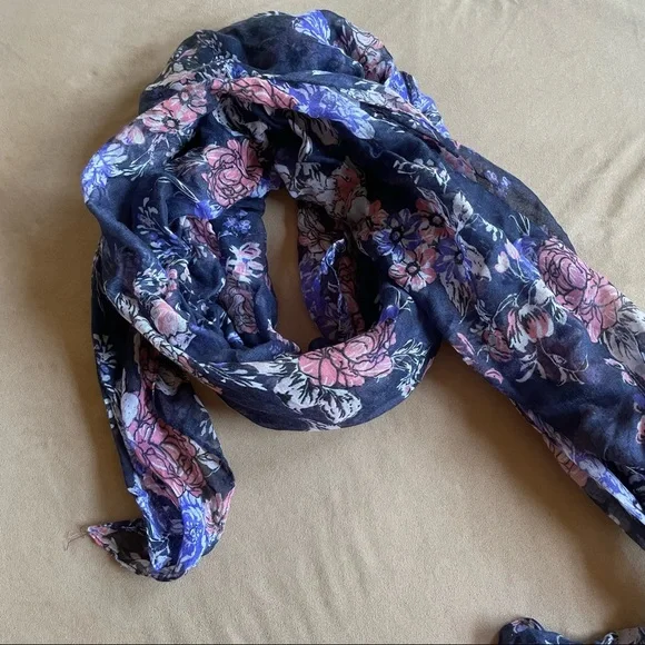 Lightweight Scarf - Purple, Blue, Pink