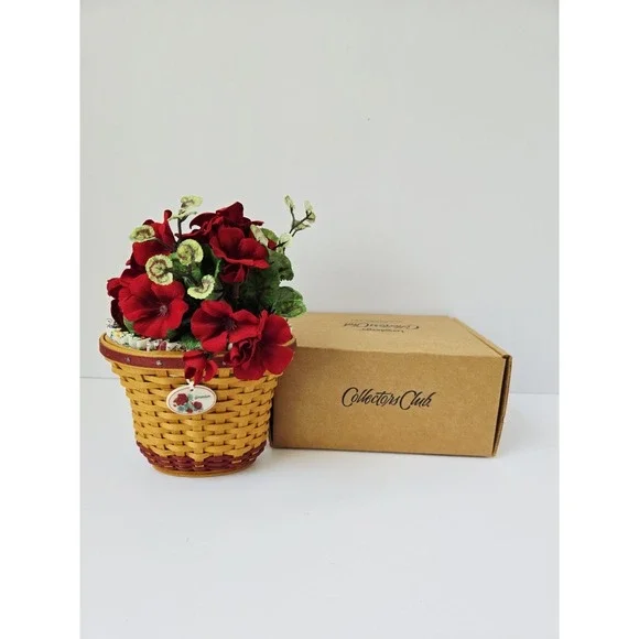 Longaberger Basket May Series flower Geranium‎