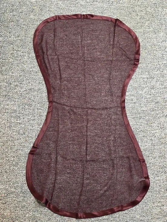 Liz Claiborne Burgundy Silk Hourglass Scarf Wrap