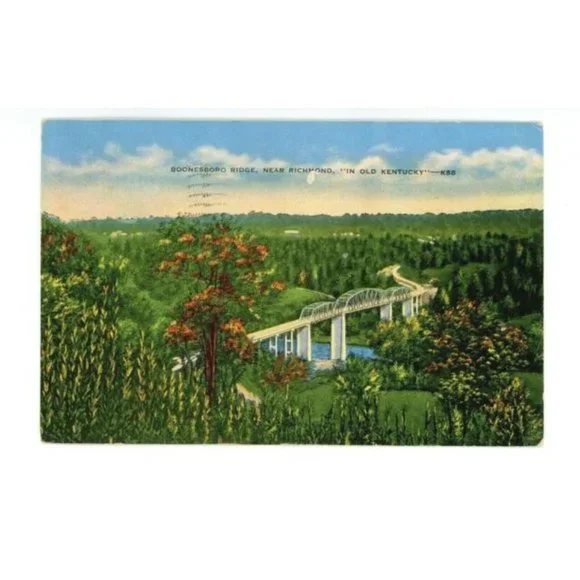 Vintage Postcard Boonesboro Ridge Richmond Kentucky United States Posted‎ USA