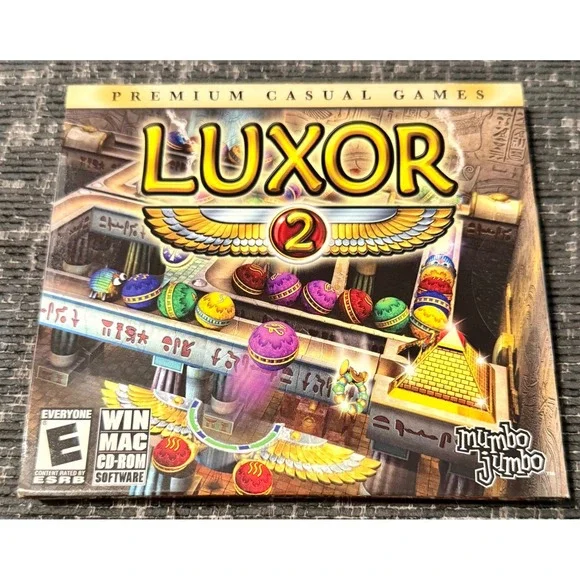MumboJumbo Luxor 2 PC Mac CD-ROM Game X Win NEW Sealed Puzzle Egypt 2006