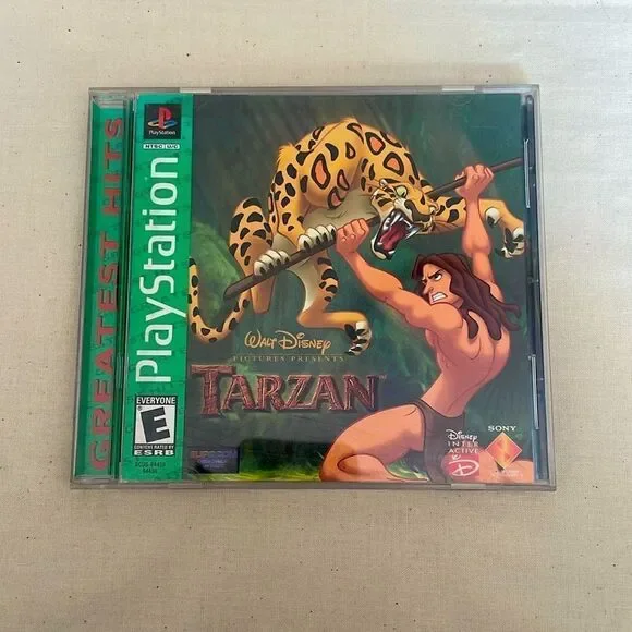 PlayStation Tarzan the Movie Greatest Hits Game Vintage Computer video game