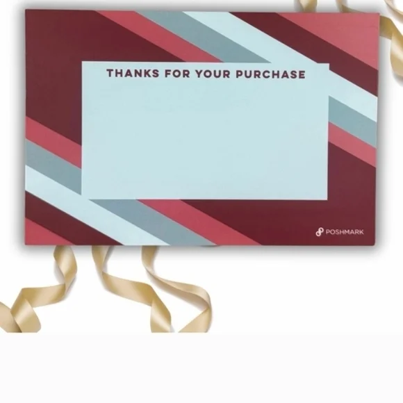 Thank You Card Swag Merch Posh Poshmark Cards Thanks Ltd Edition Supply 5