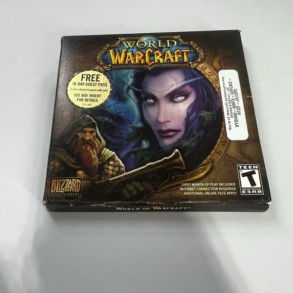 World of Warcraft (Windows/Mac, 2004) PC Classic Game‎ Box Set Complete