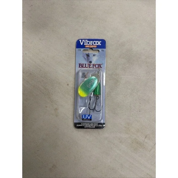 Blue Fox Super Vibrax - Green Size 7/16 13g