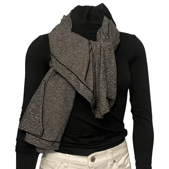 lululemon gray vinyasa scarf
