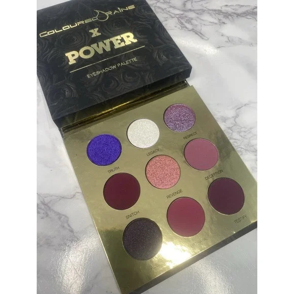 Coloured Raine X Power Eyeshadow Palette‎ – New – Discontinued – Purple Tones