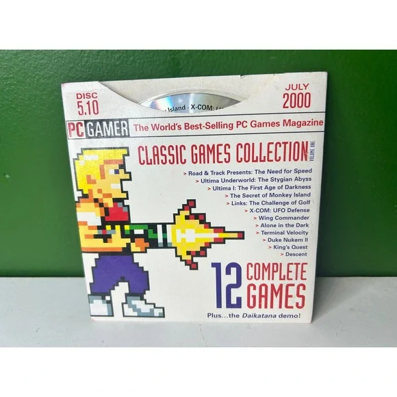 PC Gamer Disc 5.10 July 2000 Classic Games Collection 12 Complete Games X-COM