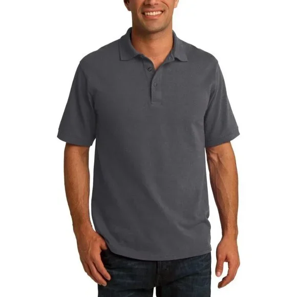 NWOT Banana Republic Men's XL Polo Shirt 100% Cotton Pinstriped