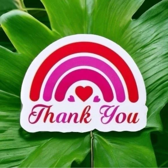 40 Thank You Stickers!