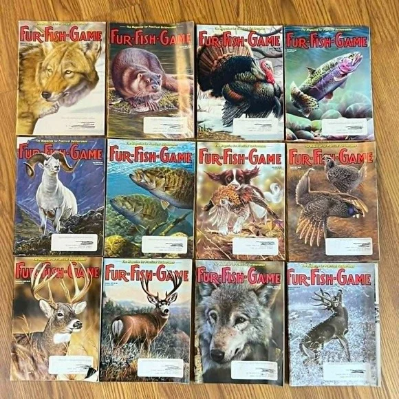 Fur-Fish-Game Magazine 2023 Complete‎ 12 issues