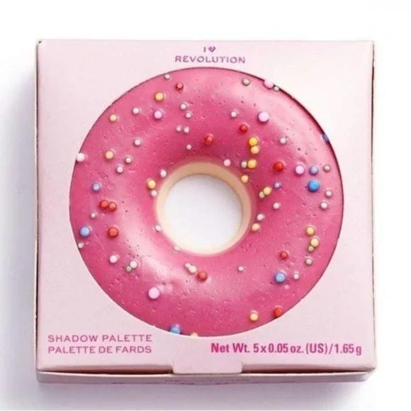 Revolution Pink Sprinkle Donut Shadow Palette