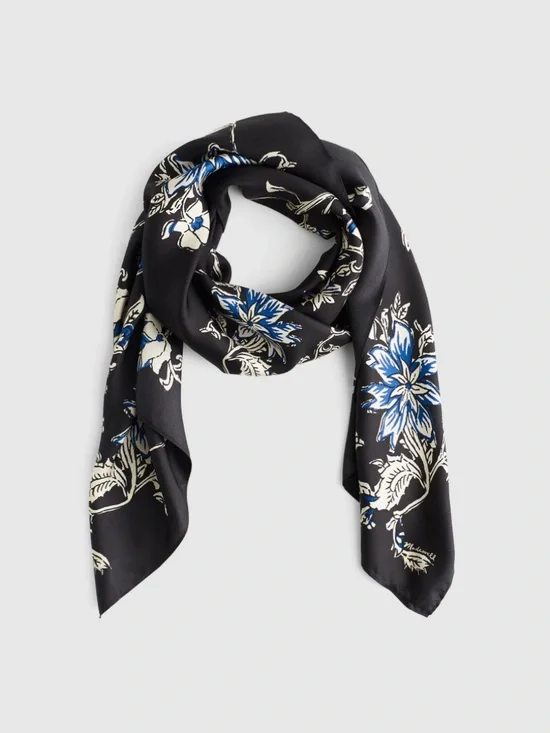 Madewell oversized silk bandana.